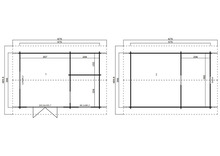Lasita Maja Caroline 2.1 hytte 390 x 575 cm